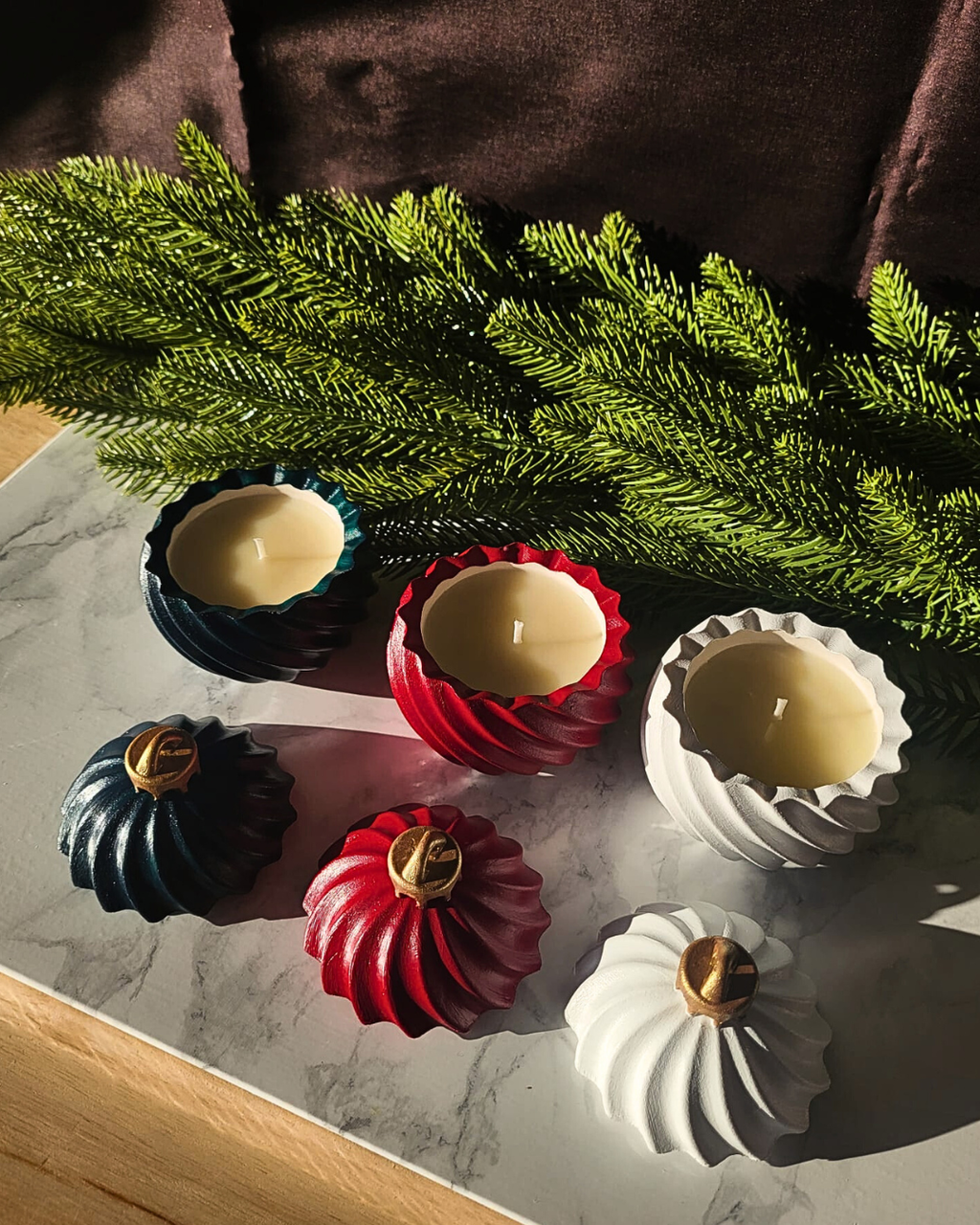 CHRISTMAS BUBBLE Kerze