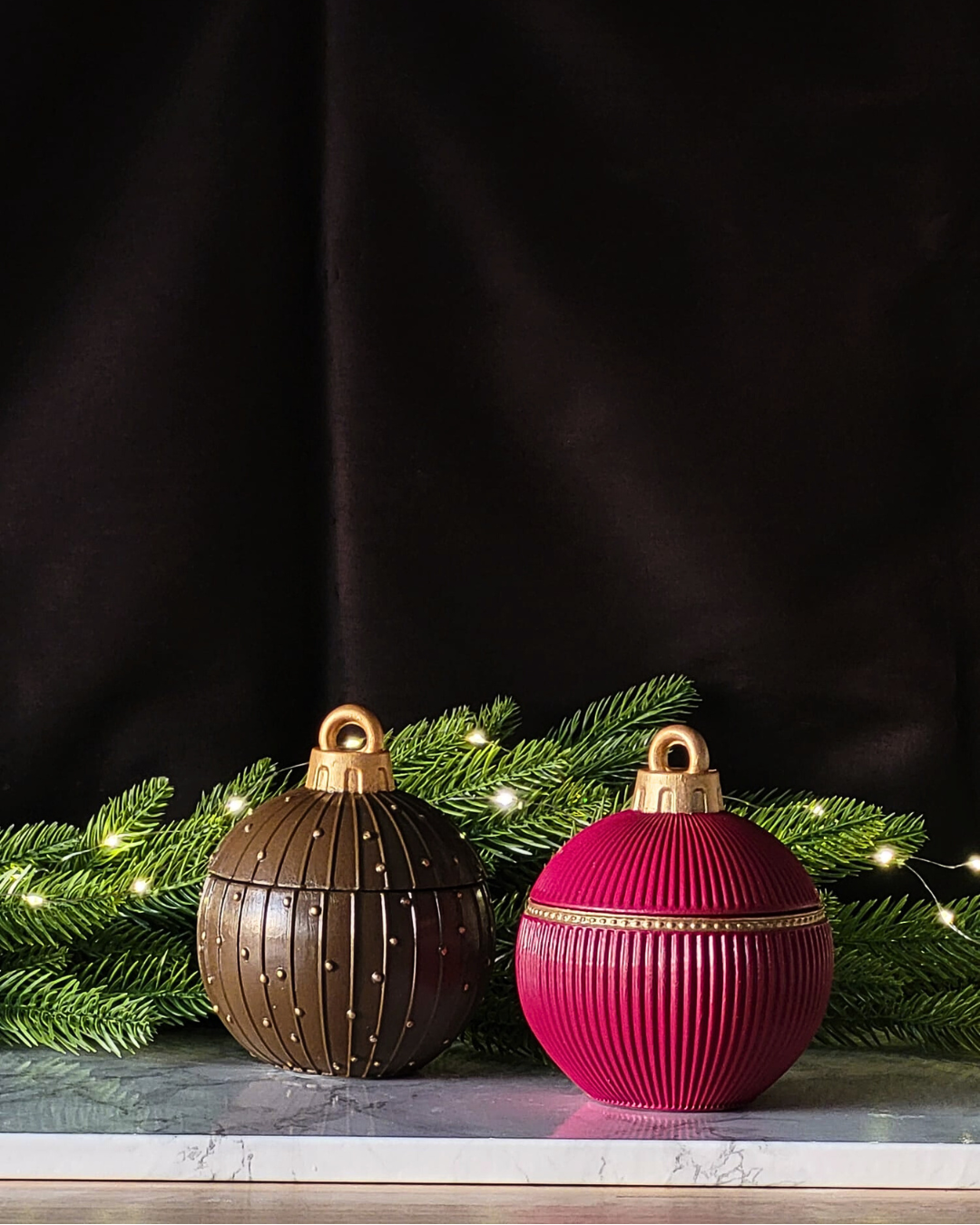 CHRISTMAS BUBBLE Kerze