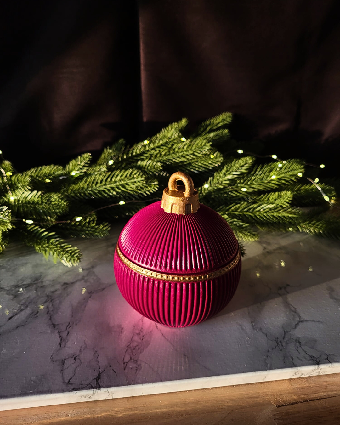 CHRISTMAS BUBBLE Kerze