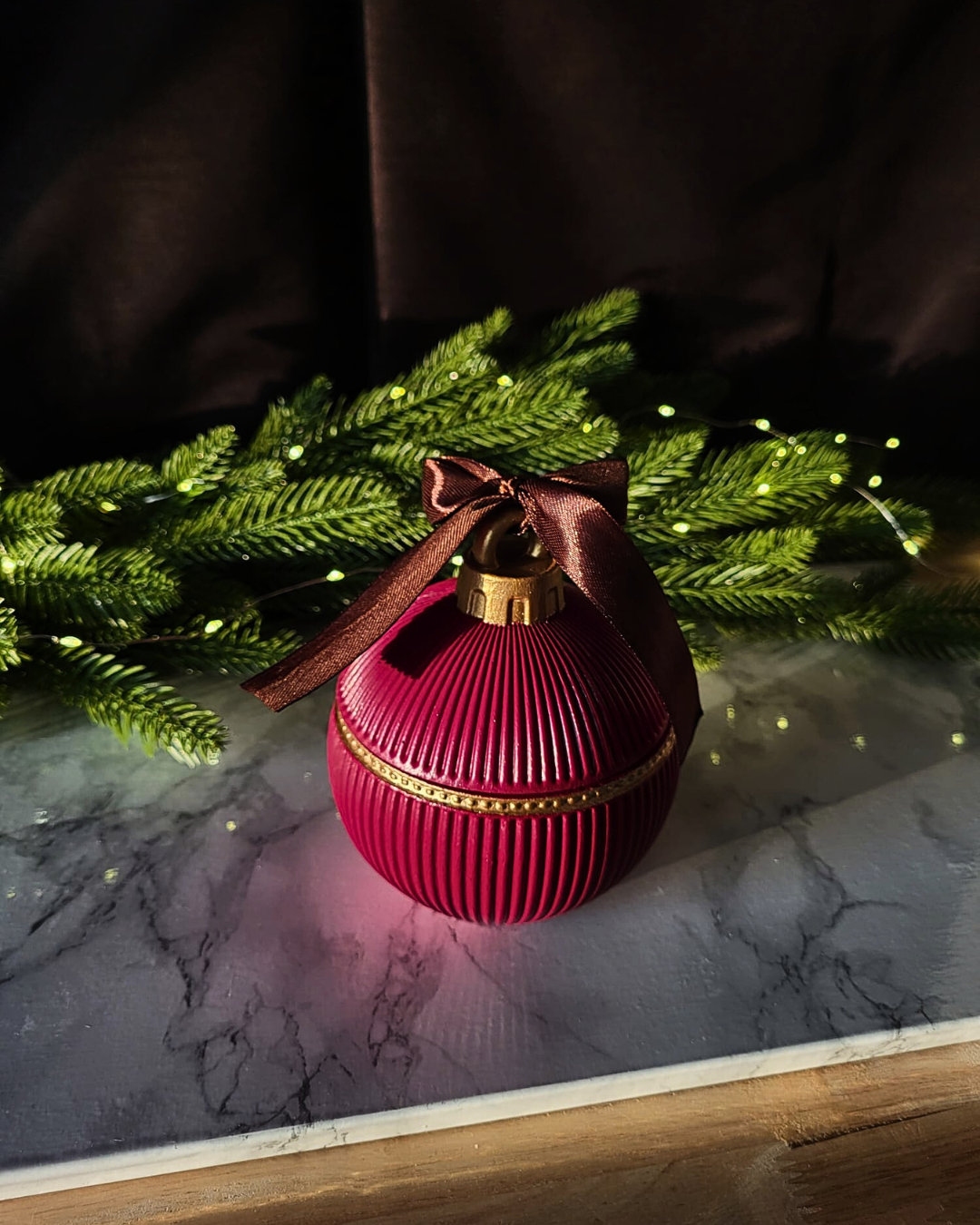 CHRISTMAS BUBBLE Kerze