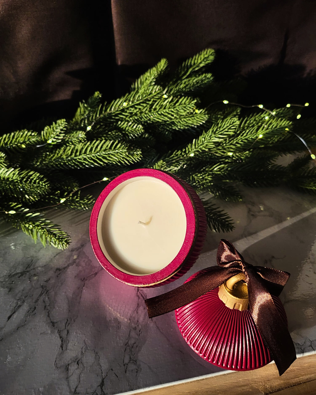 CHRISTMAS BUBBLE Kerze