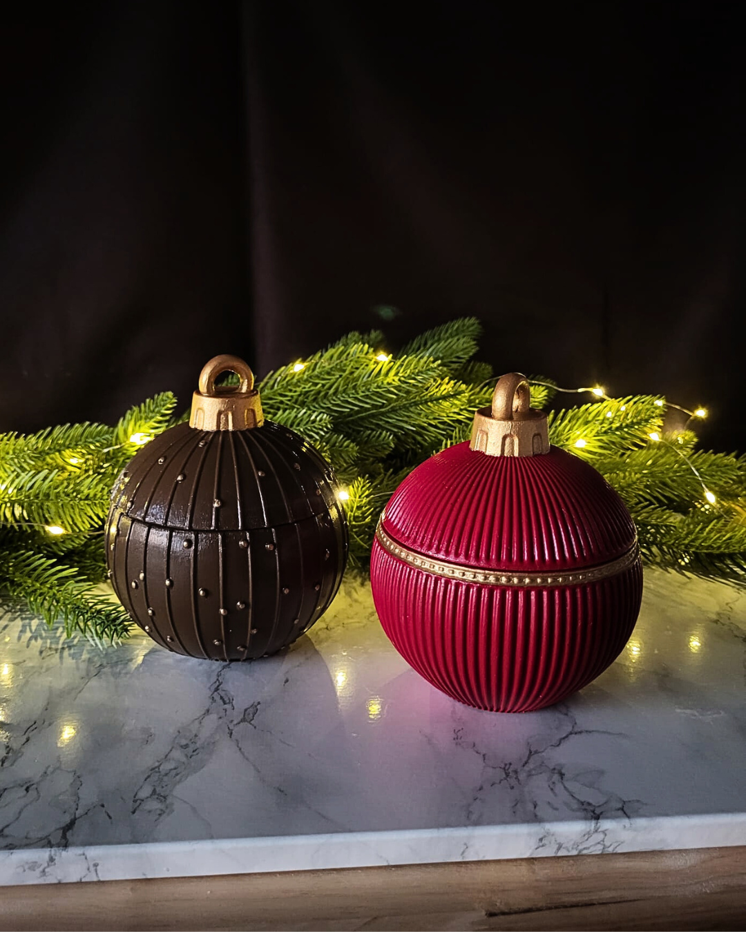 CHRISTMAS BUBBLE Kerze